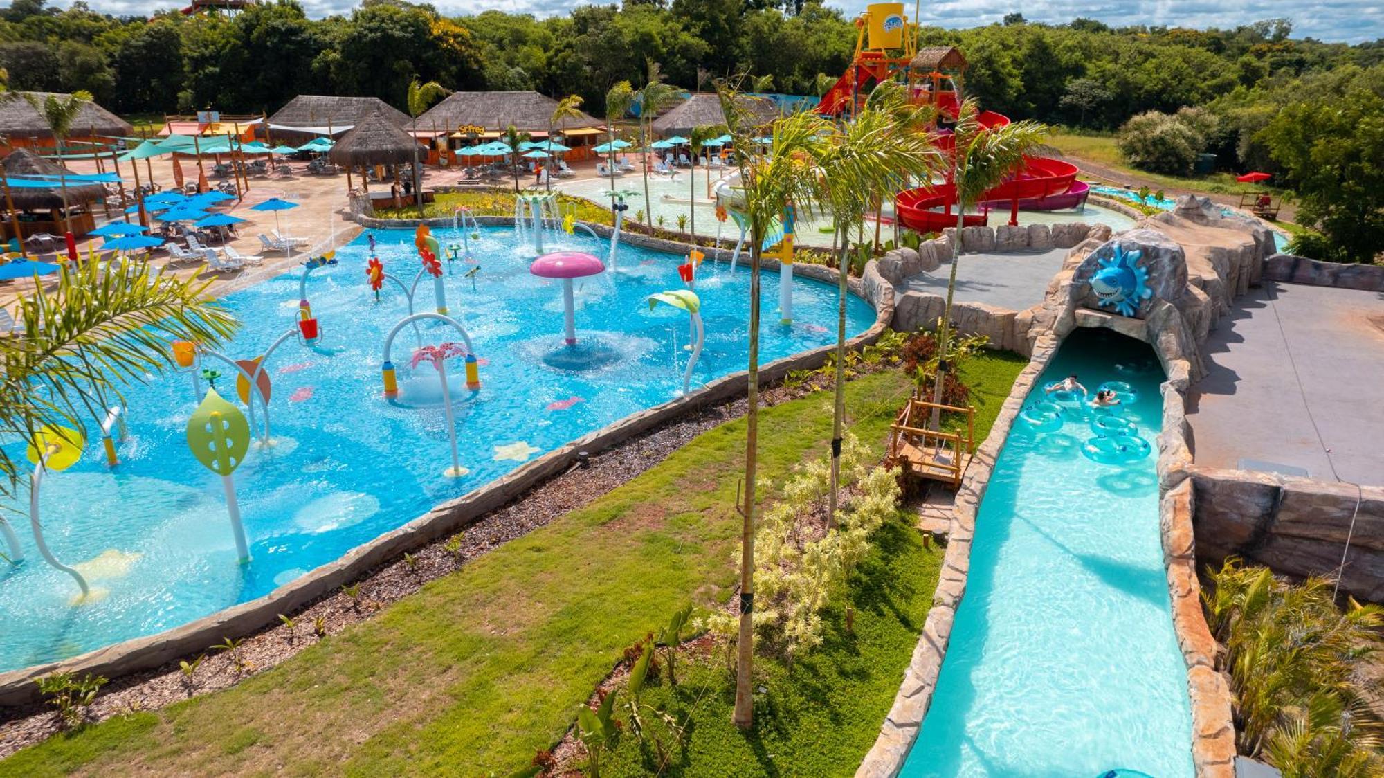 Mabu Thermas Grand Resort Foz do Iguaçu Buitenkant foto Aerial view of Splash Island